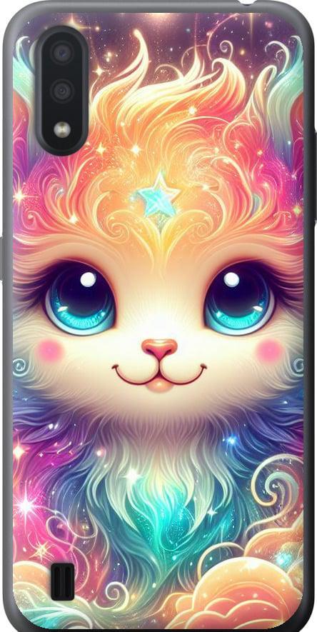 Чехол на Samsung Galaxy A01 A015F Сказочный котенок (5813t-1842-42517)