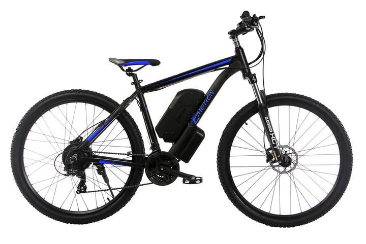 Электровелосипед E-Motion MTB GT гидравлические тормоза 29/19" 48 V 16 Ah 700 W Черно-синий (EMTB29GT4815700-R19BB) - фото 1