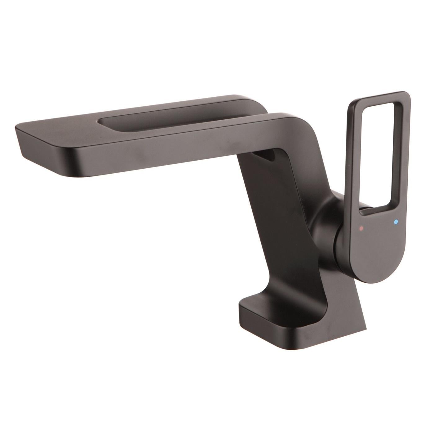 Смеситель для умывальника Devit Linea 150W1144B однорычажный Черный (167129)