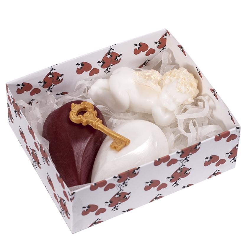 Набор мыла Bila Lileya "Ти мій Валентин" ручная работа (00517) Набор мыла Bila Lileya "Ти мій Валентин" ручная работа (00517)