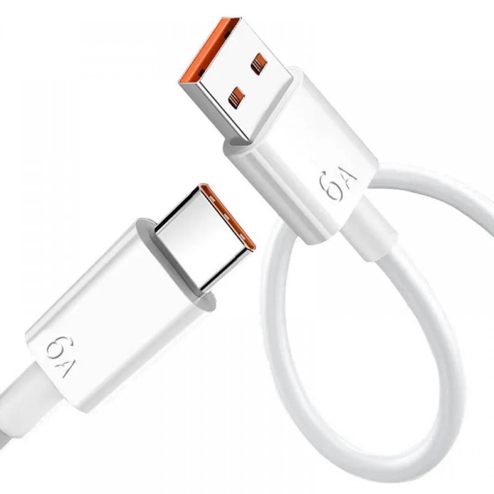 Кабель быстрой зарядки AC Prof SC06-1C Super Quick Charge Type-C USB 6 А 1 м (5-2024)