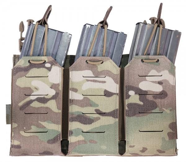 Подсумок съемный тройной Warrior Assault Systems Laser Cut Detachable Triple 556 Mag Pouch Multicam Подсумок съемный тройной Warrior Assault Systems Laser Cut Detachable Triple 556 Mag Pouch Multicam