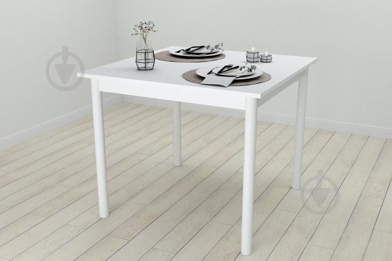 Стол кухонный Ferrum-decor Агата 75x90x90 Белый ДСП Белое 16мм (AGA0022)