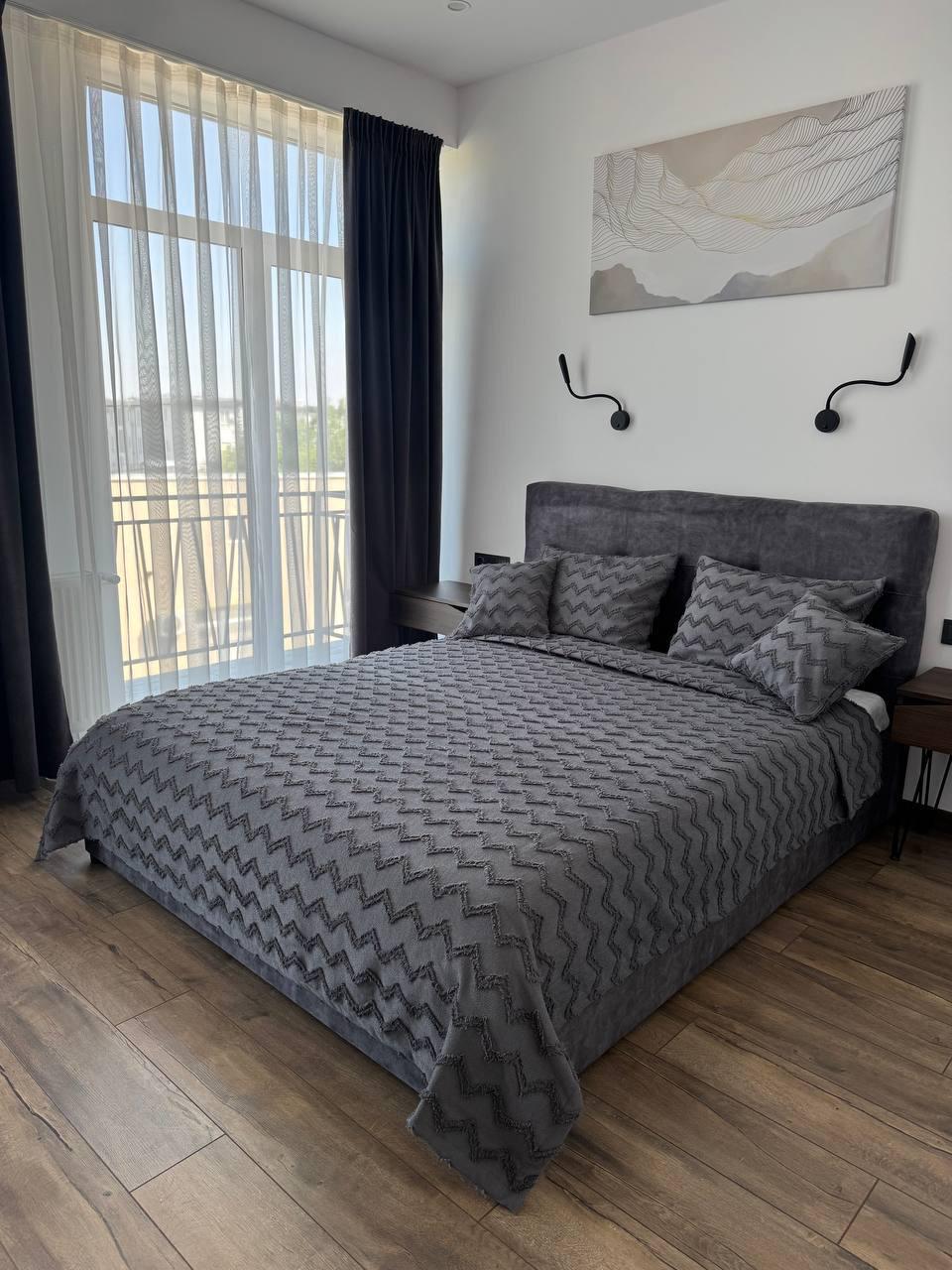 Покрывало Хельга 140x250 см Графитовый (20774-10-140x250cm)