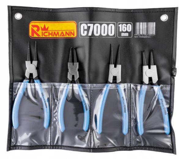Набір знімачів стопорних кілець з насічками Richmann 4 шт. 160 мм (C7000) Набір знімачів стопорних кілець з насічками Richmann 4 шт. 160 мм (C7000)