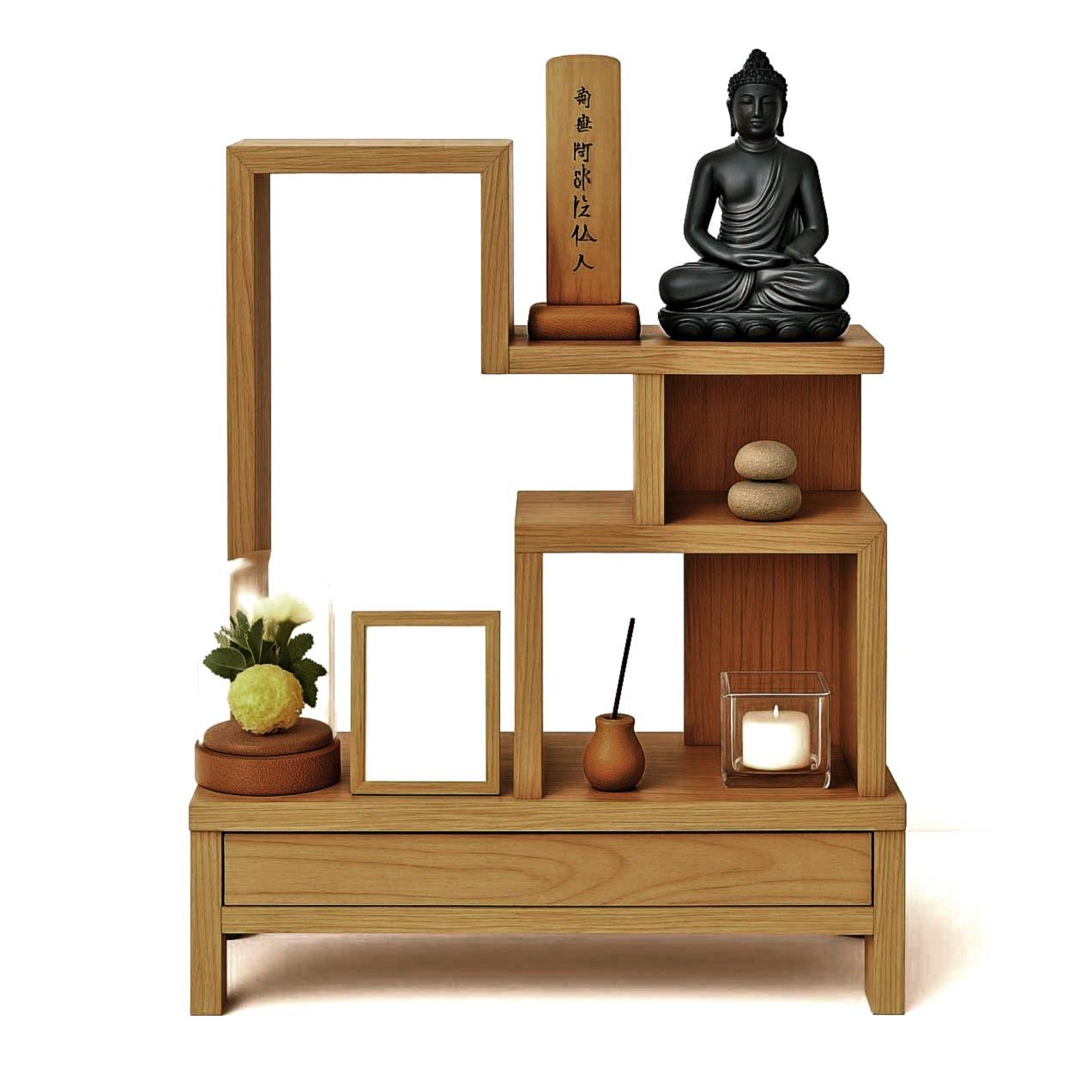 Алтарь для медитации из дерева Амбарани Сиена (ЛАТ-013305)