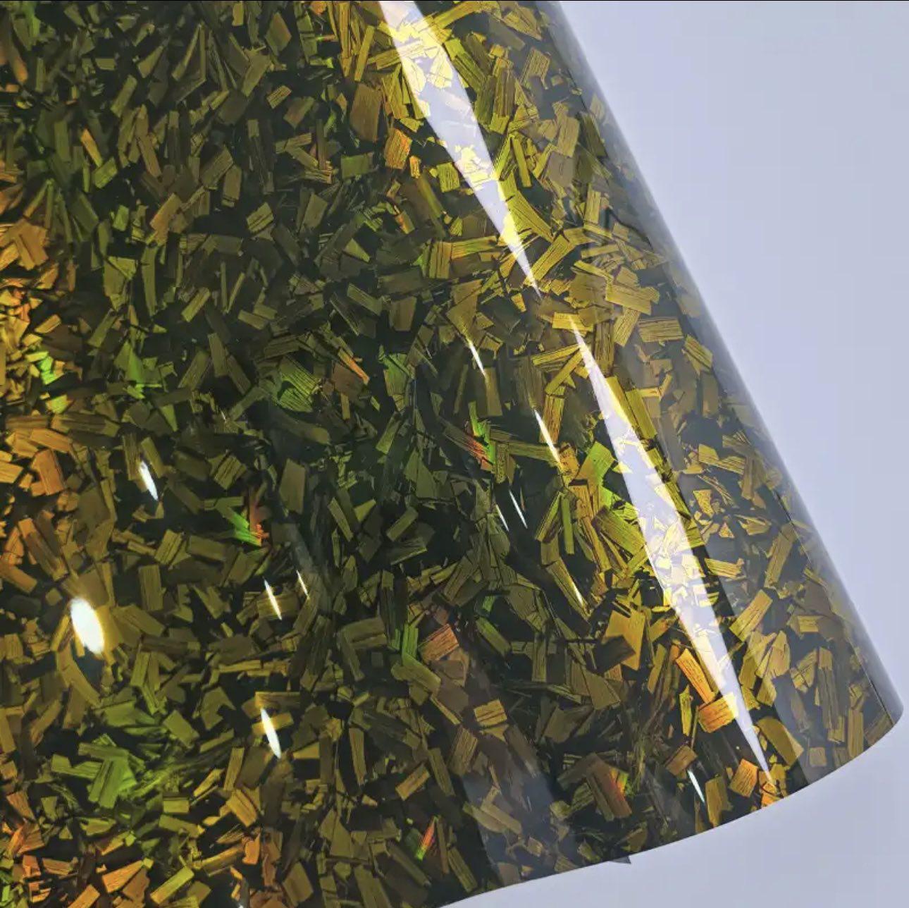 Плівка самоклеюча СONGSHANG під кований ломаний карбон супер глянець 30x150 см (2204984637) - фото 8