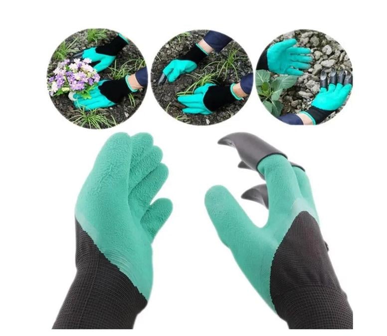 Перчатки Garden Genie Gloves садовые Зеленый - фото 3