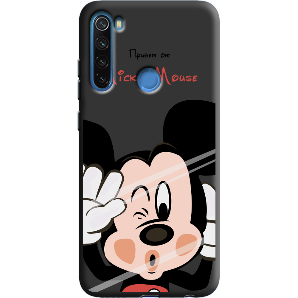 Чехол Boxface Xiaomi Redmi Note 8 Mister M Черный силикон (38214-cc58-38332)