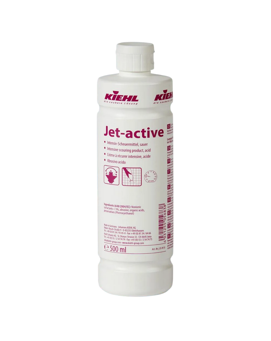 Інтенсивний кислотний засіб для чищення з твердими включеннями Jet-active 500 мл Інтенсивний кислотний засіб для чищення з твердими включеннями Jet-active 500 мл