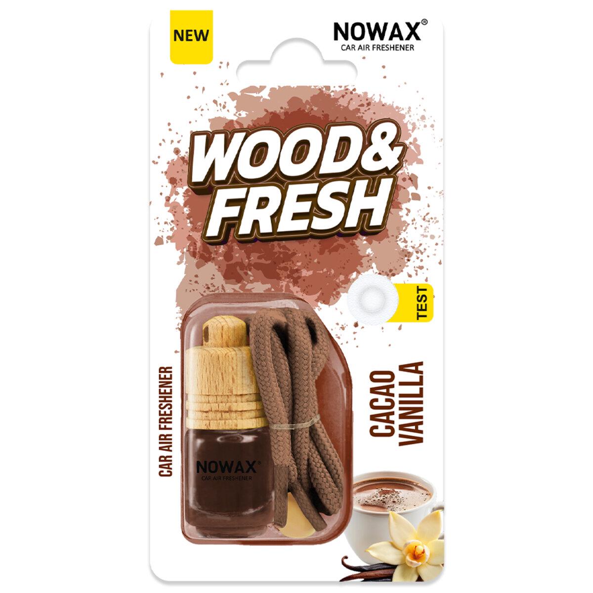 Ароматизатор воздуха в блистере Nowax Woodamp/Fresh-Cacao Vanilla - фото 1 Ароматизатор воздуха в блистере Nowax Woodamp/Fresh-Cacao Vanilla - фото 1