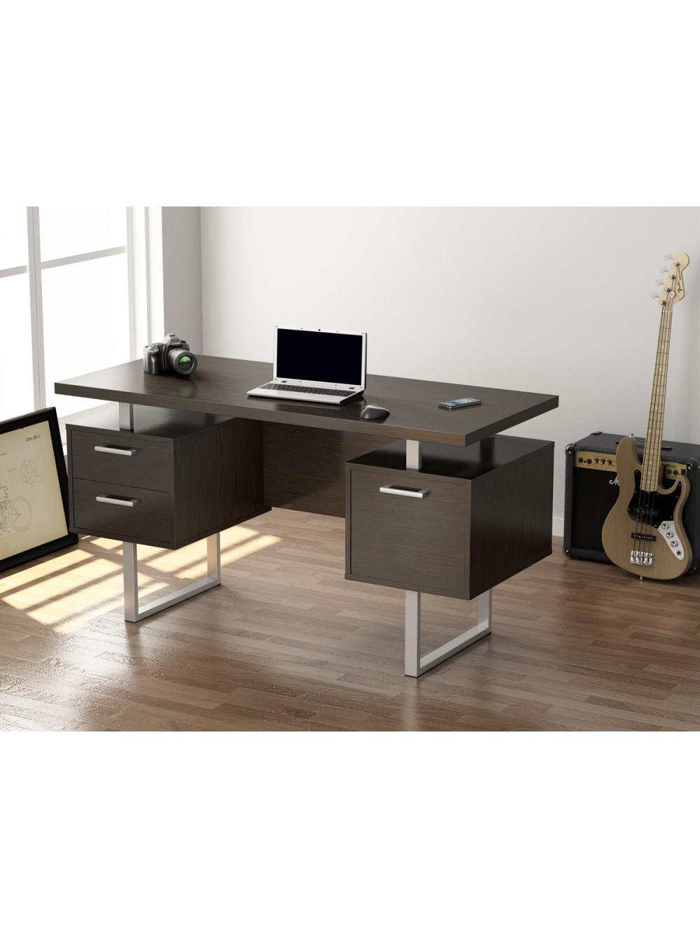 Стол офисный MSM L-81 Loft design Дуб Родос темный