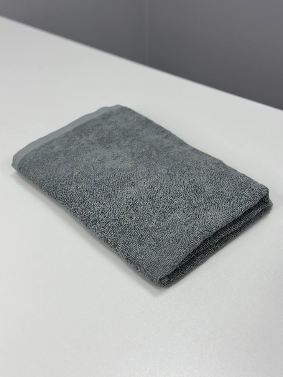 Полотенце махровое 70х140 см Серый - фото 1 Полотенце махровое 70х140 см Серый - фото 1