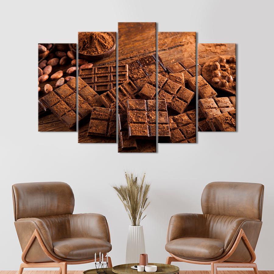 Настенний декор Благородный горький шоколад 187x119 см (A344-5)
