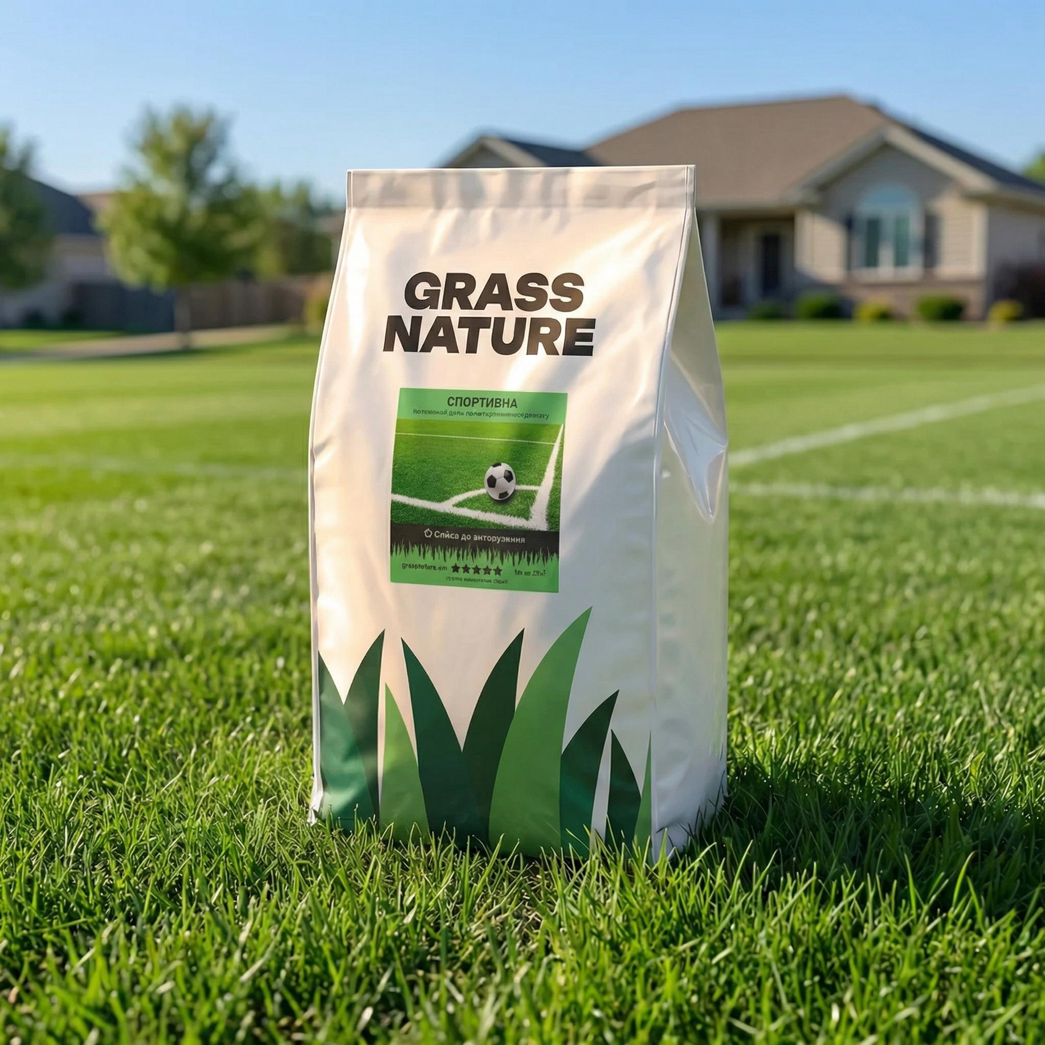Семена газонной травы GrassNature Спортивная 20 кг (24463306)