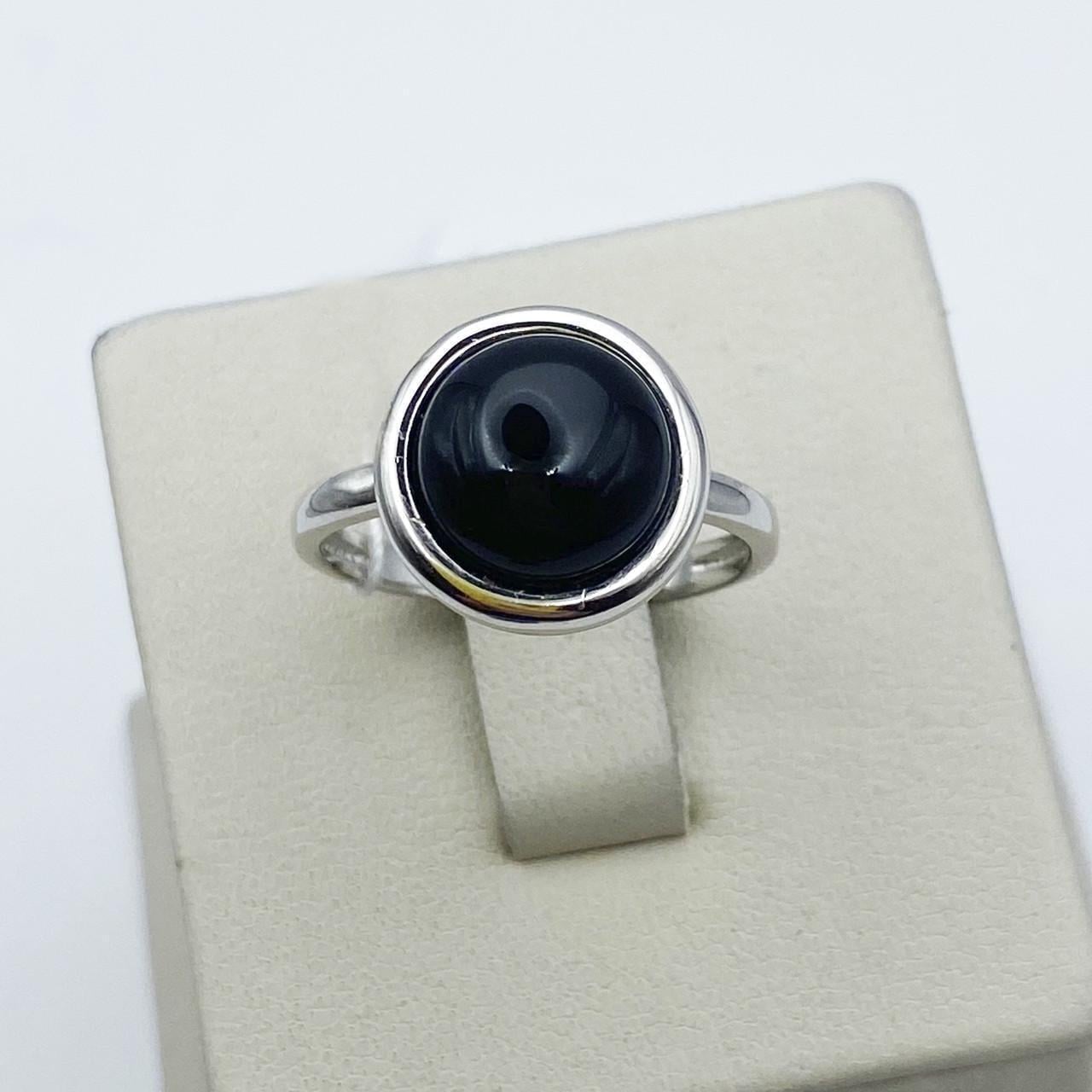 Кольцо серебряное с агатом р. 18 3,46 г (2198620544)