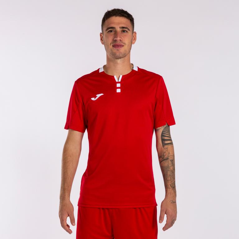 Футболка Joma 102766.602 Gold Iv Short Sleeve T-Shirt M Red/White (8445456392279)
