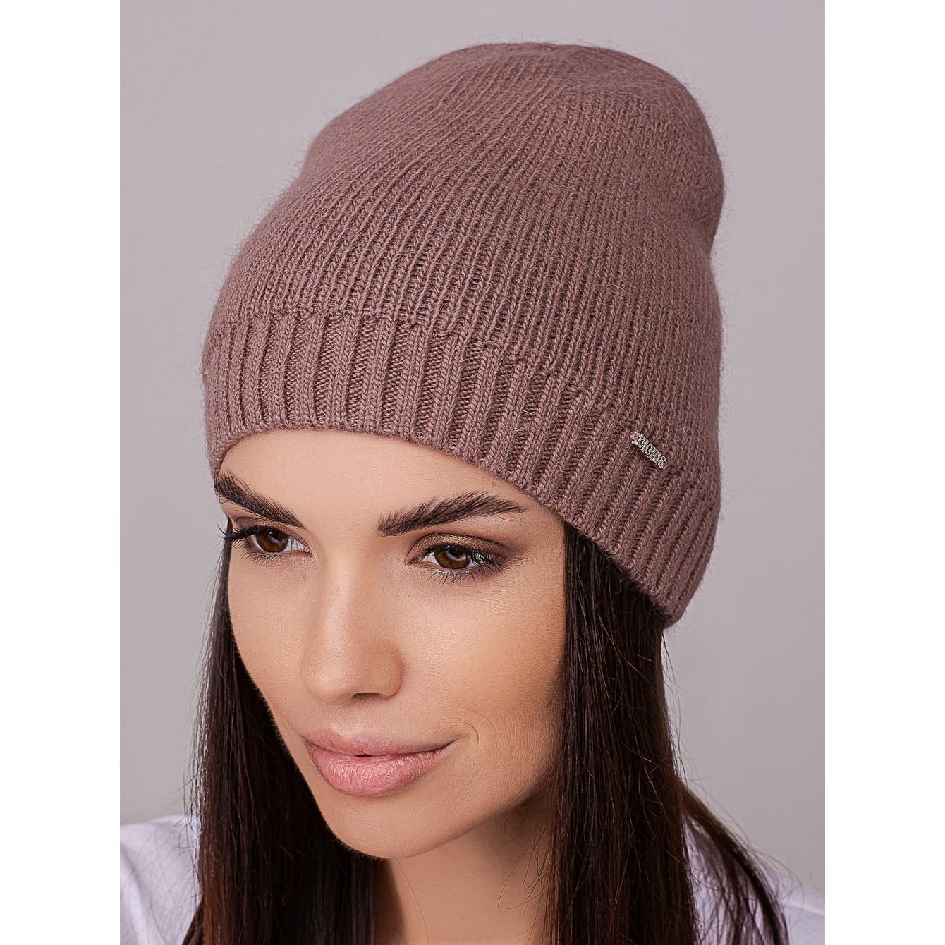 Шапка женская Leks ИНТРИГА кашемировая с добавлением ангоры без отворота одинарная one size Мокко (215395) - фото 1 Шапка женская Leks ИНТРИГА кашемировая с добавлением ангоры без отворота одинарная one size Мокко (215395) - фото 1