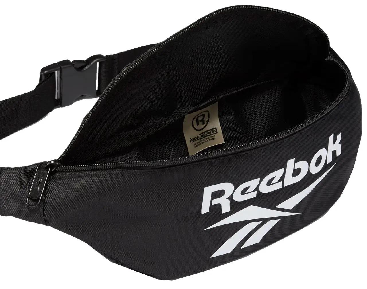 Сумка на пояс чоловіча Reebok Чорний (SGP0155 black) - фото 4