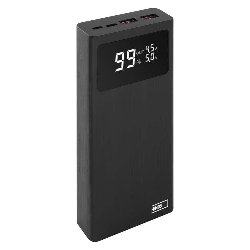 Повербанк Emos B0532B 22,5W 20000 mAh PD20W Чорний (36407692)