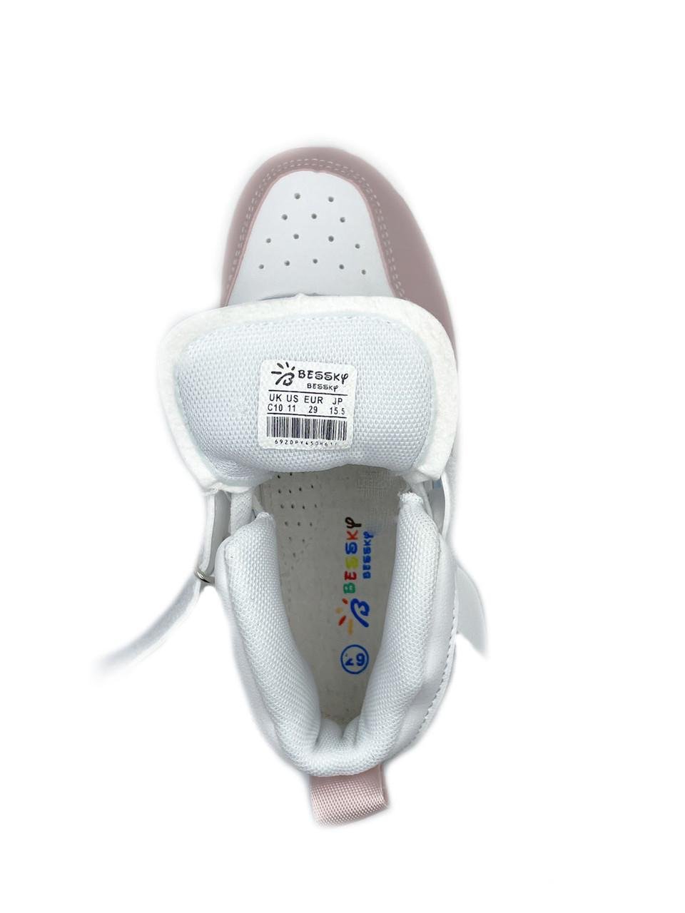 Черевики демісезонні для дівчаток BESSKY B1530-4/28 р. 28 Білий - фото 2