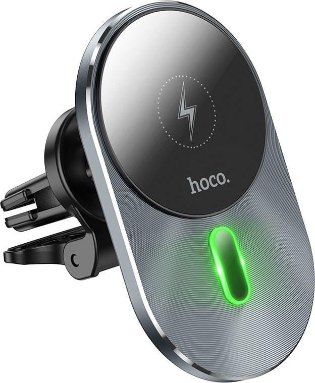 Автотримач магнітний Hoco CA91 з бездротовим зарядним пристроєм (36453)