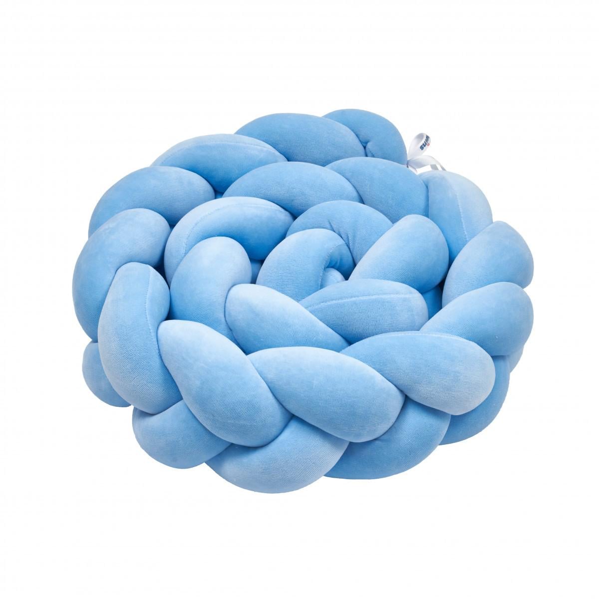Бортик-косичка для детской кроватки FreeON Bubaba 235х15 см Blue (selvid40_22953)