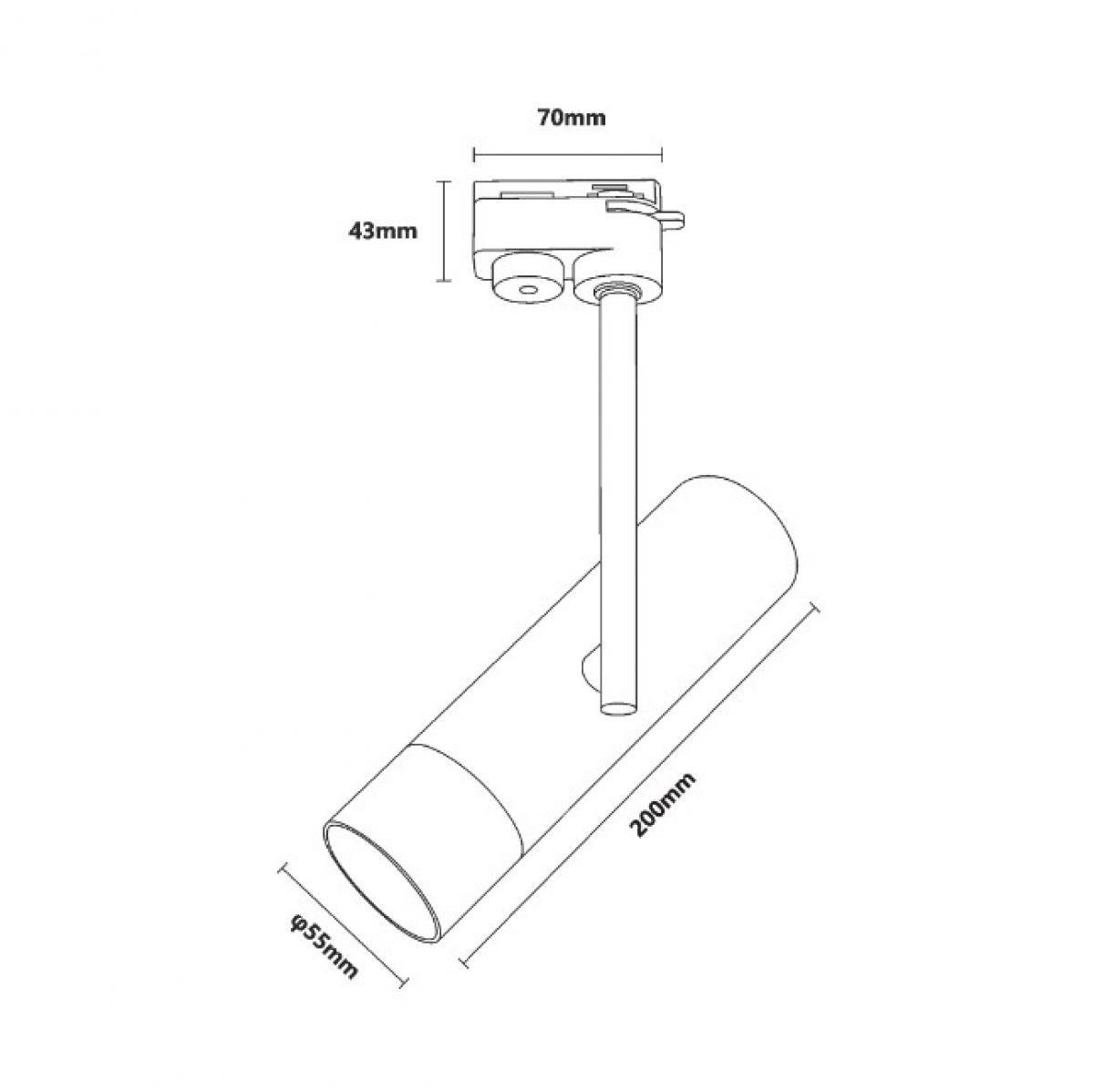 Трековый светильник LISA TRACK (TLS004-WH) - фото 2 Трековый светильник LISA TRACK (TLS004-WH) - фото 2
