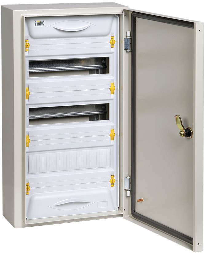 Щит распределительный УЕК ЩРн-36з-1 36 модулей IP54 навесной c замком металлический 565х310х136 мм (MKM11-N-36-54-Z-U)