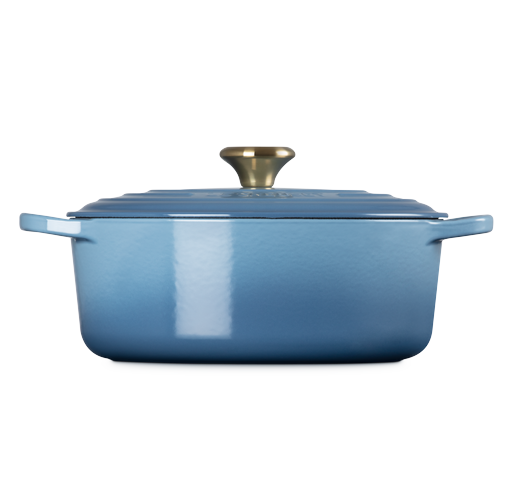 Кастрюля Le Creuset Signature 4,1 л овальная Chambray (21178274344441) - фото 3