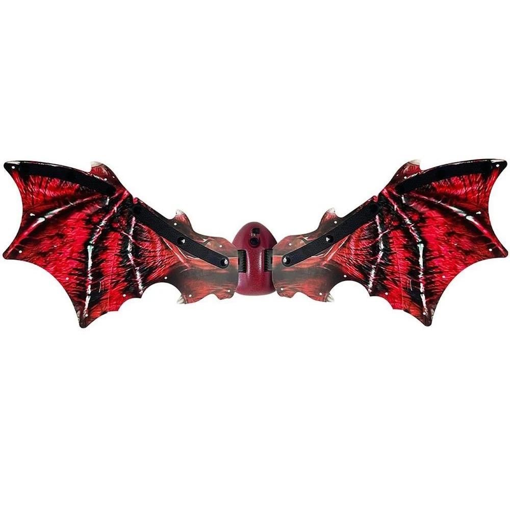 Карнавальні крила дитячі що світяться рухливі/зі звуком/на батарейках Червоний (2456314010)