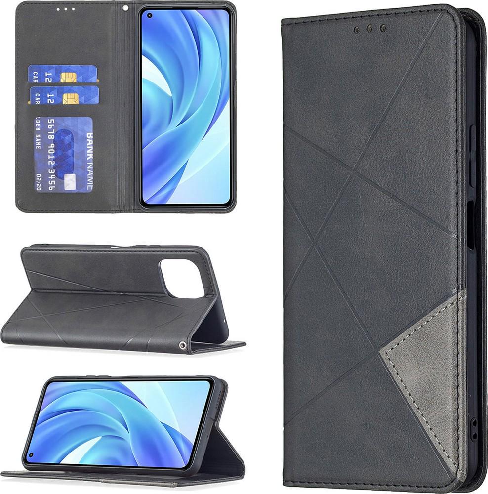 Чехол книжка SHLab Prisma Xiaomi Mi 11 Lite Black (36303-2B) Чехол книжка SHLab Prisma Xiaomi Mi 11 Lite Black (36303-2B)
