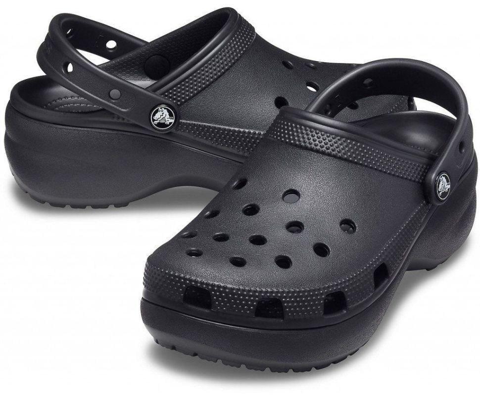 Сабо жіночі Crocs Classic Clog Platform р. 36-37 Чорний (18322)