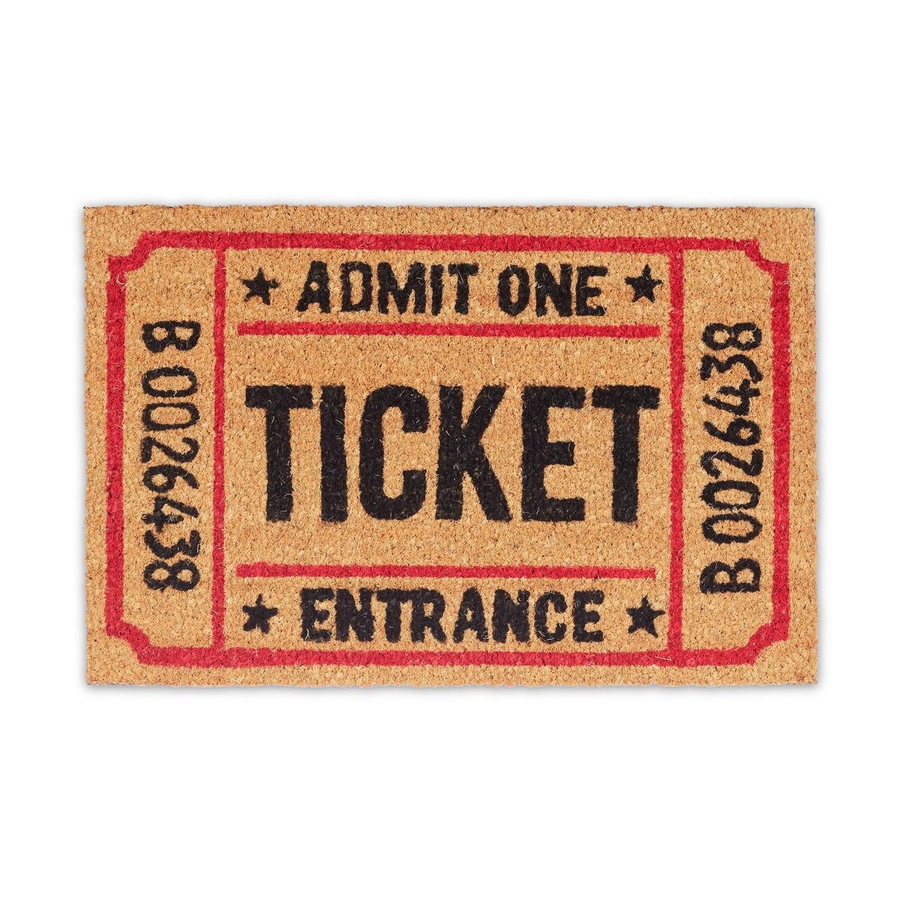 Коврик Relaxdays Ticket резина/кокосовое волокно 60x40 см (10021038)
