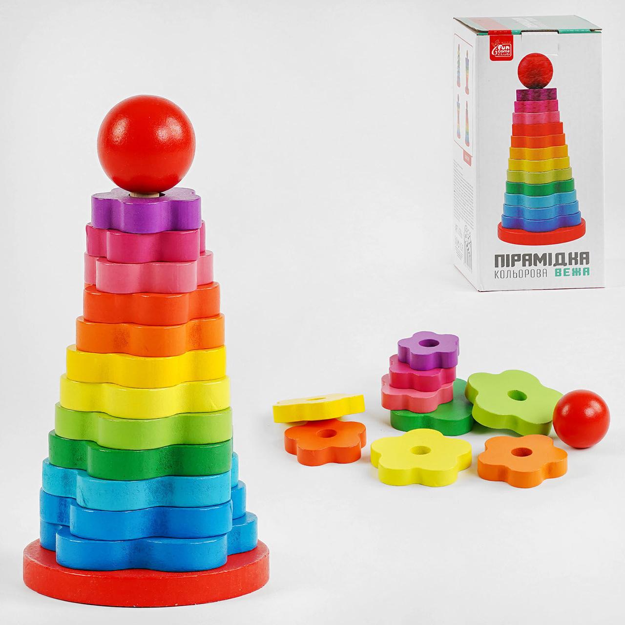 Пирамидка 4Fun Game Club 63966 40 Wood в коробке - фото 5 Пирамидка 4Fun Game Club 63966 40 Wood в коробке - фото 5