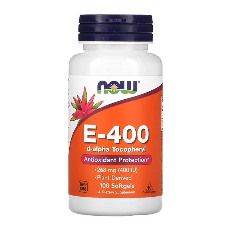 Витамин NOW E-400 Natural 100 капс. (10422-01) Витамин NOW E-400 Natural 100 капс. (10422-01)