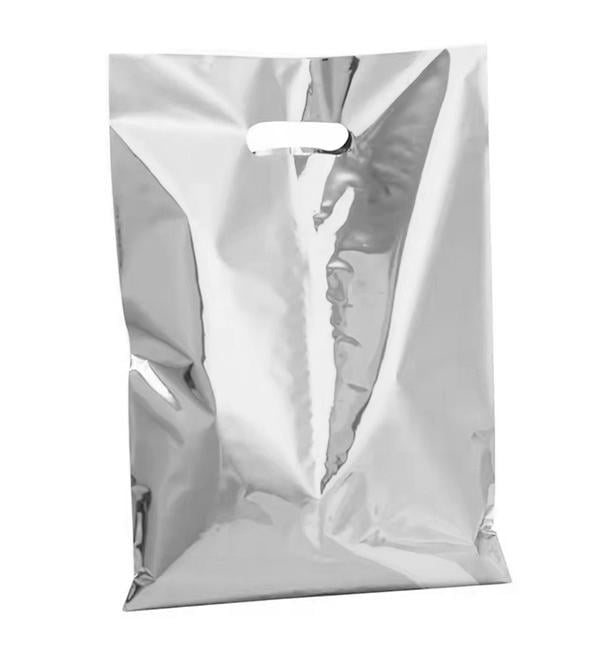 Пакеты подарочные для конфет 25x17 см 10 шт. Серебреный (56494) Пакеты подарочные для конфет 25x17 см 10 шт. Серебреный (56494)