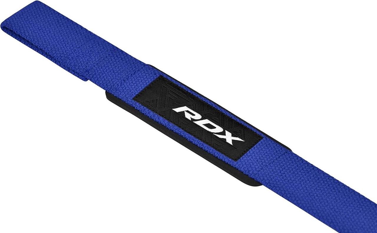 Лямки для тяги RDX W1 Gym Single Strap Plus Blue (WAN-W1U+) - фото 5