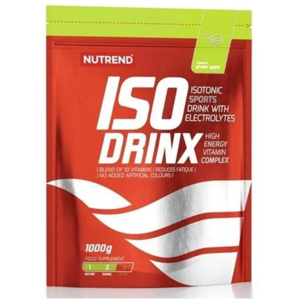 Изотоник в порошке Nutrend Isodrinx Зеленое яблоко 1000 г