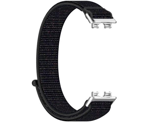 Ремешок Epik Nylon для смарт-часов Huawei Band 8/Band 9 Черный
