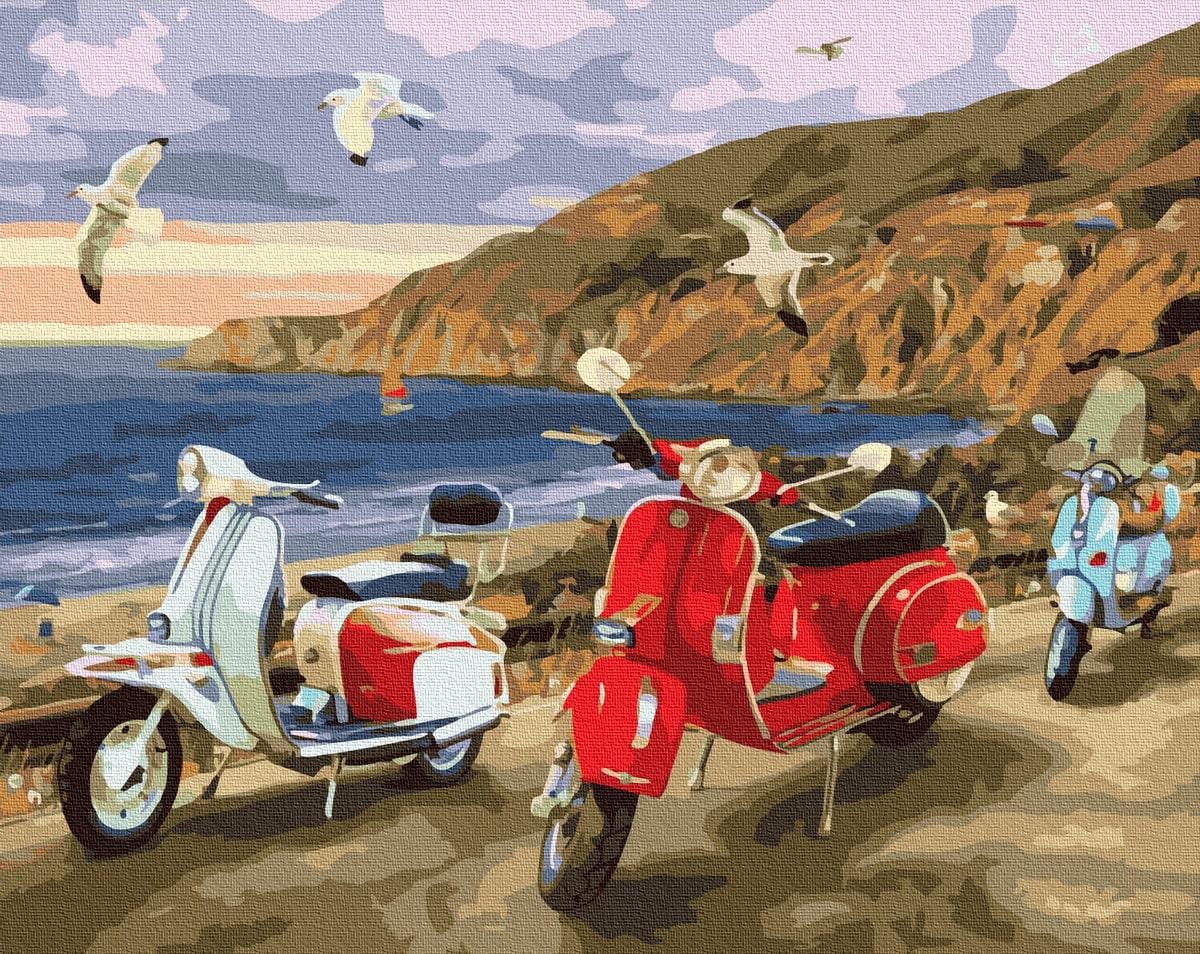 Картина по номерам Brushme GX32395 Лето на побережье 40x50 см (1242321068)