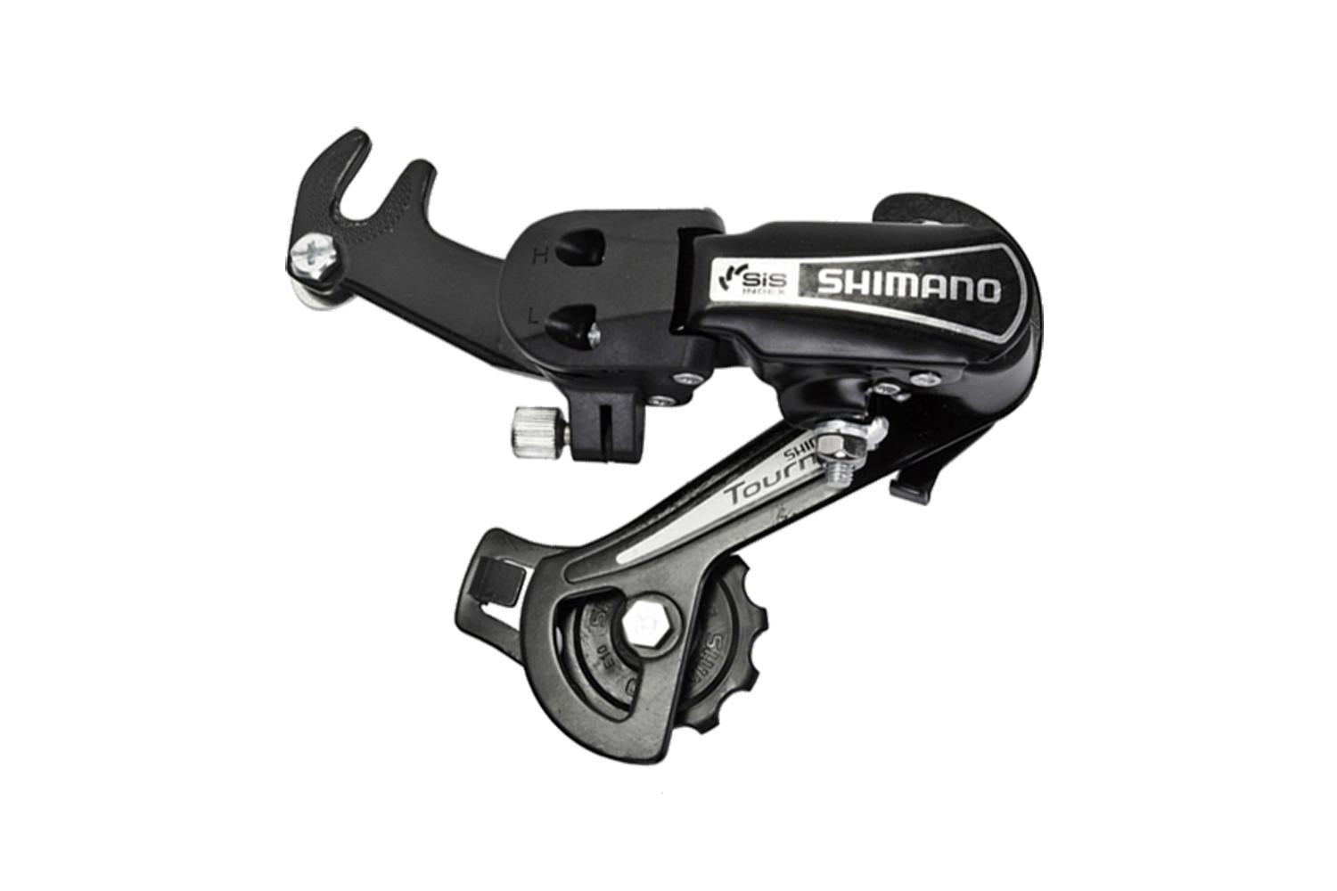 Переключатель задний Shimano RD-TY21 Tourney серебристый 6/7/8 скоростей под крюк (PSP-2167)