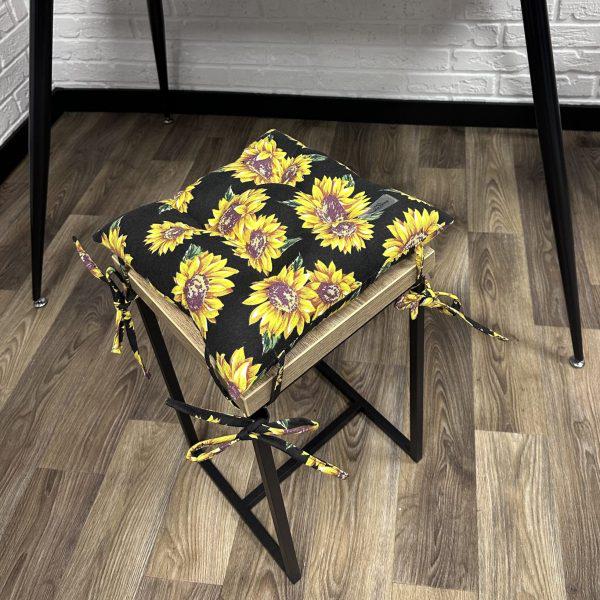 Сидушка Sunflowers Comfort Home на стул/кресло/садовую мебель 40х40 см