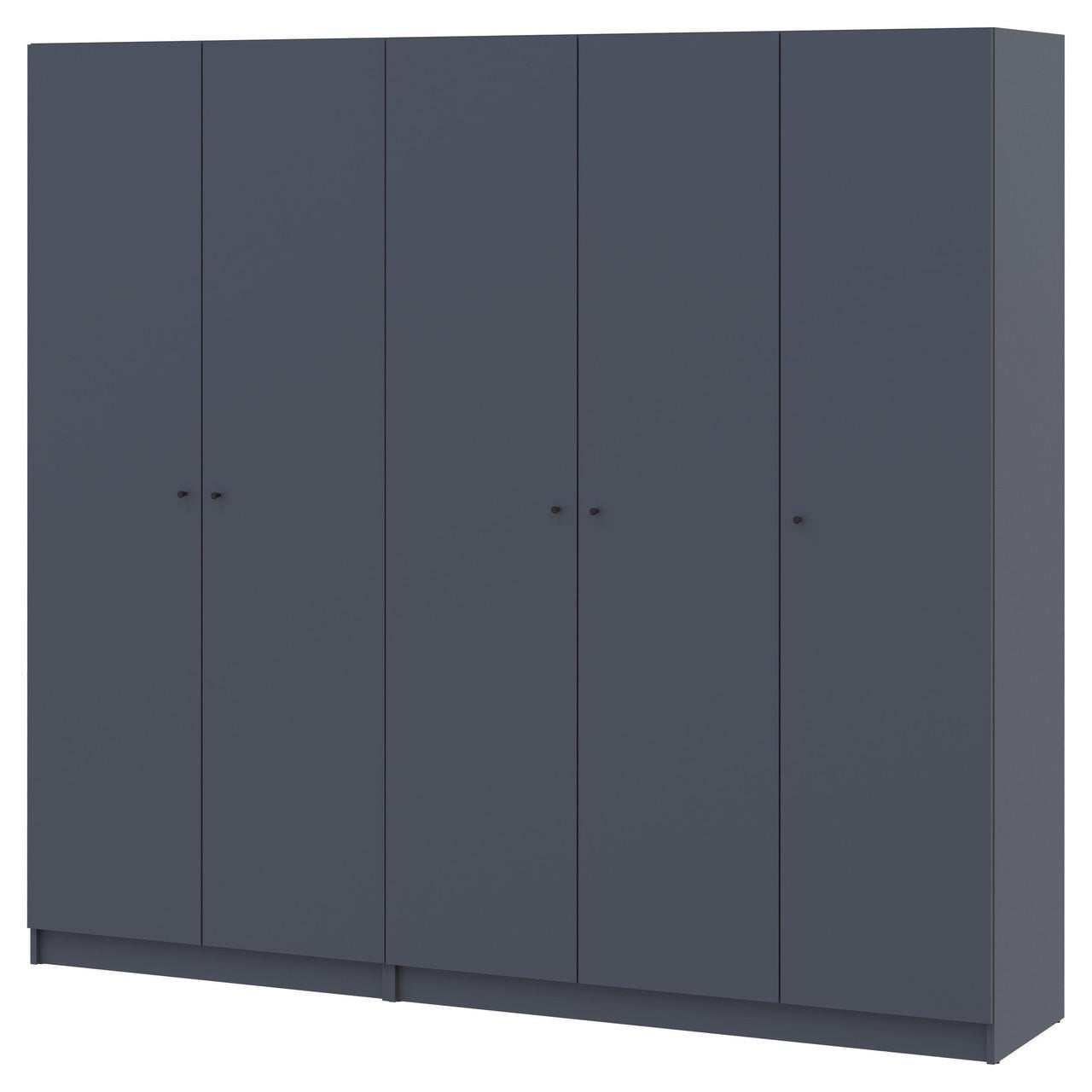 Комплект шкафов для одежды Doros Промо 225х48х204 см 2 шт. Графит (DRS-011213) Комплект шкафов для одежды Doros Промо 225х48х204 см 2 шт. Графит (DRS-011213)