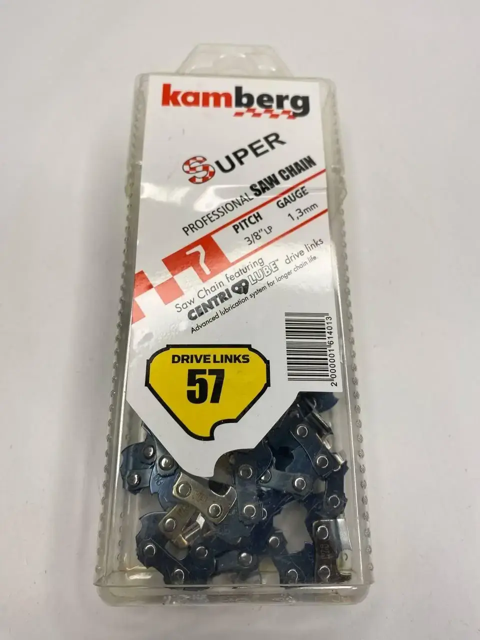 Цепь бдительная Kamberg 57 звена шаг 3/8 паз 1,3 мм под шину 16" 400 мм (633695E)