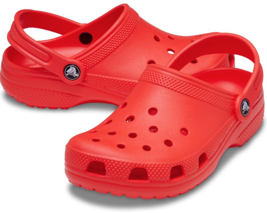 Крокси для дівчинки Crocs Classic Starfish Red р. 22/23 Червоний (26141)