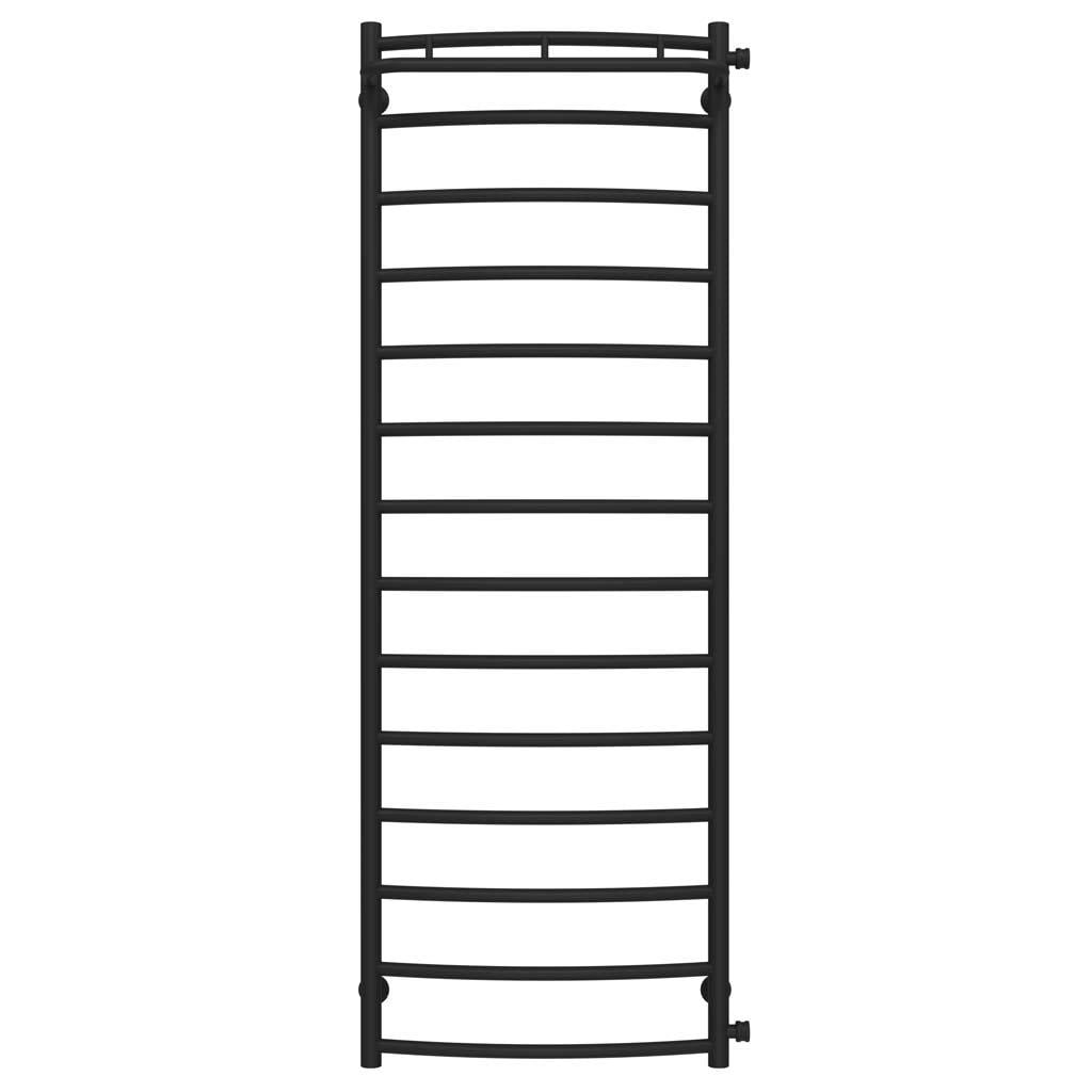 Полотенцесушитель водяной Deffi Классик N П14 боковое правое подключение нержавеющая сталь 500х1500 мм Черный (C.KN.150.50.14.B.C)