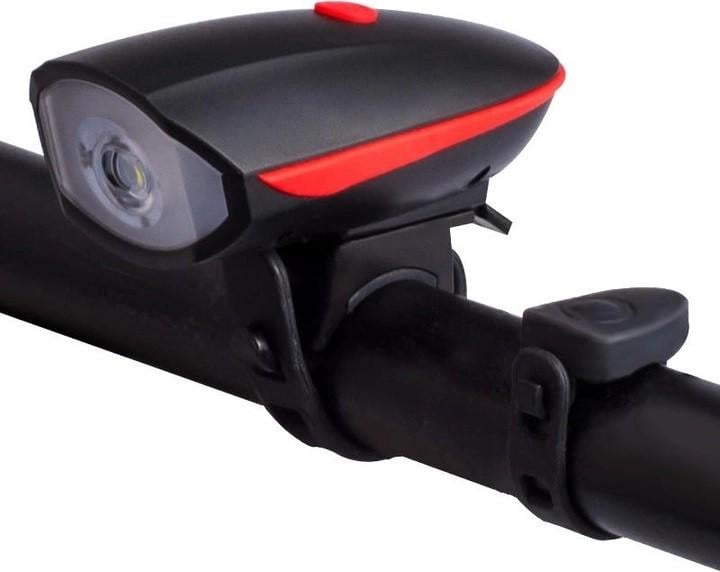 Фонарь велосипедный ByBike со звонком Черный (HP050505) Фонарь велосипедный ByBike со звонком Черный (HP050505)