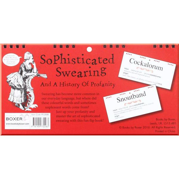 Книга "Sophisticated Swearing" Flip Book Boxer (ISBN:9781909732483) - фото 2