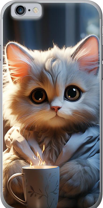 Чехол на iPhone 6s White cat (5646t-90-42517)